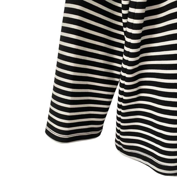 Draper James NWTs New Sailor Stripe Black White Tee size small - Picture 4 of 10